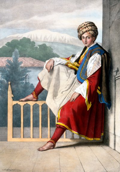 A Page of Veli - Plate XII, engraved by Lemercier from 